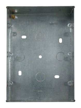 WA518  Essentials Galvanised Box 3 Tier K/O Box 47mm Deep